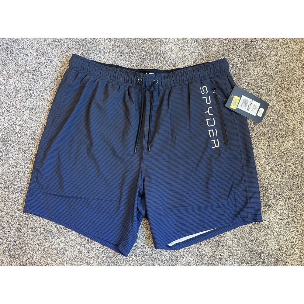 Spyder Swim Surf Sand Sun Men's Sz XXL UV Protection Mesh Liner Swim Trunk NWT
